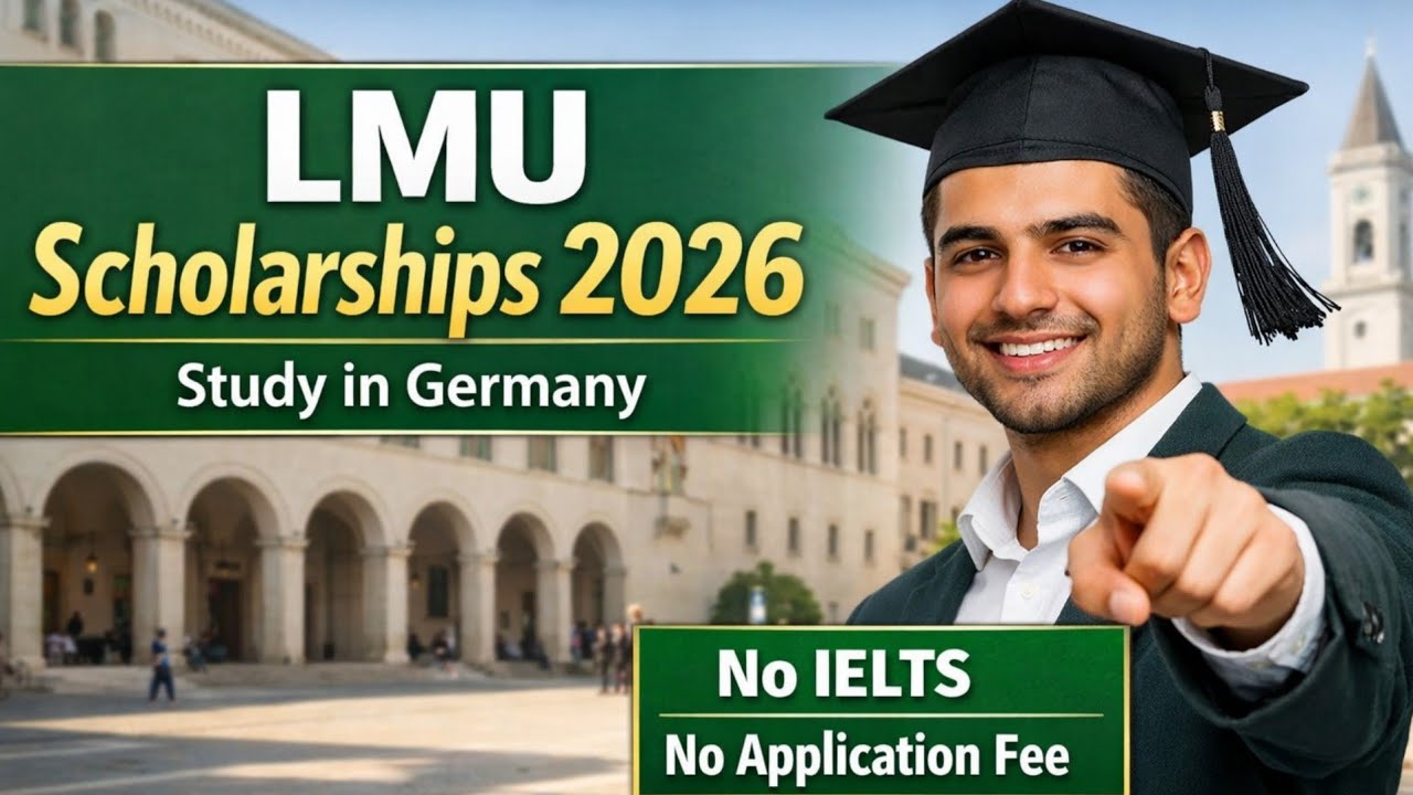 LMU Scholarships 2026 | Study in Germany | No IELTS | No Application Fee