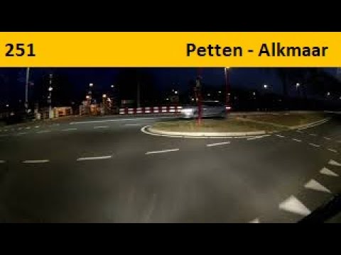 Lijn 251: Petten Plein 1945 - Alkmaar Station (2018)