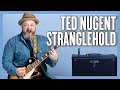Ted Nugent Stranglehold Guitar Lesson Tutorial