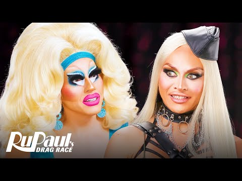 The Pit Stop S16 E08 🏁 Trixie Mattel & Sasha Colby Serve and Snatch! | RuPaul’s Drag Race S16