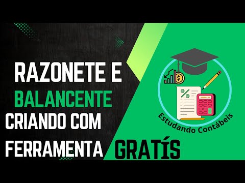 Razonete em T e Balancete de Verificação | Usando Ferramenta Gratuita para Criar Razonetes