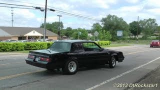 1200 HP Grand National burnout, Cars Fishtailing & Accelerating