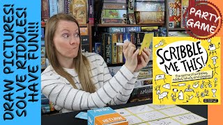 SCRIBBLE ME THIS | Your New Favorite Party Drawing Game! A PREVIEW