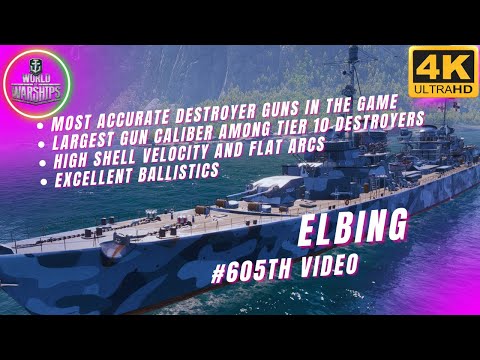 Wows ELBING: Destroyer World of Warships #wows #worldofwarships #gaming