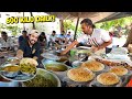 30/- Rs DESI GHEE Thali 😍 Chandigarh ka Desi Jatt Indian Street Food | Paneer Makhan, Malai Bhindi