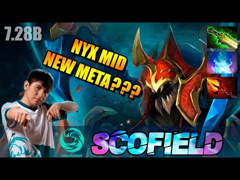 Nyx Assassin mid (Scofield) vs OD 7.28B | Gameplay Patch 7.28b - FULL MATCH