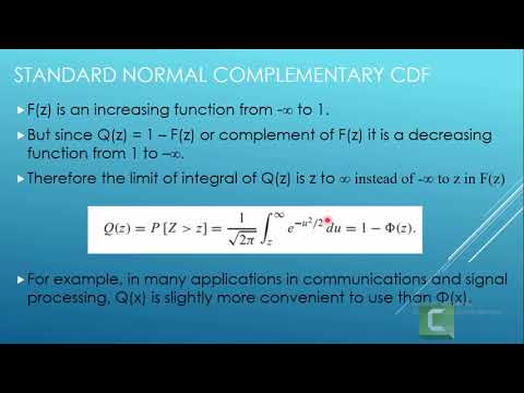 Probability and Statistics Course - Lesson 21 - Standard Normal Complementary CDF, Erlang R.V.