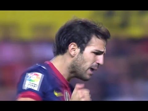 Gol de Fàbregas (2-1) en el Sevilla FC - FC Barcelona Jornada 6