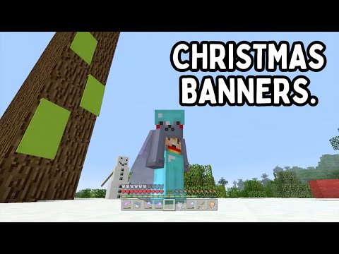 Late Christmas Banners in Minecraft!