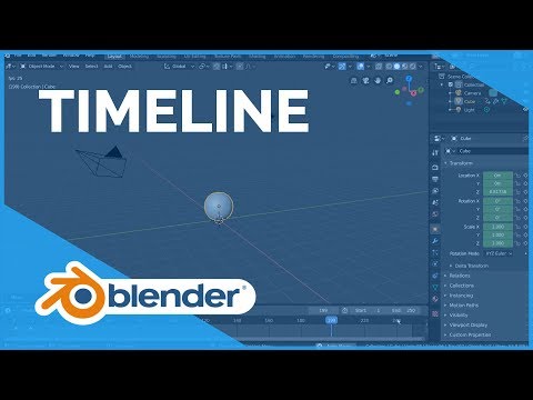 Timeline - Blender 2.80 Fundamentals