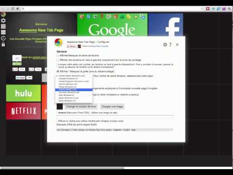 comment installer google chrome en page d'accueil