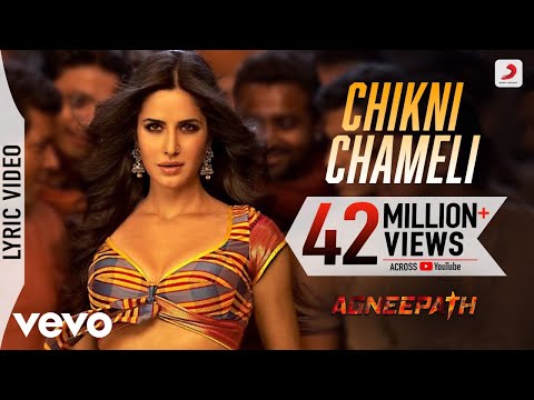 Chikni Chameli - Agneepath |Best Lyric Video |Katrina, Hrithik | Shreya, Ajay-Atul