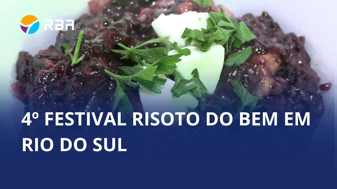 4º Festival Risoto do Bem reúne cerca de 3 mil pessoas em Rio do Sul