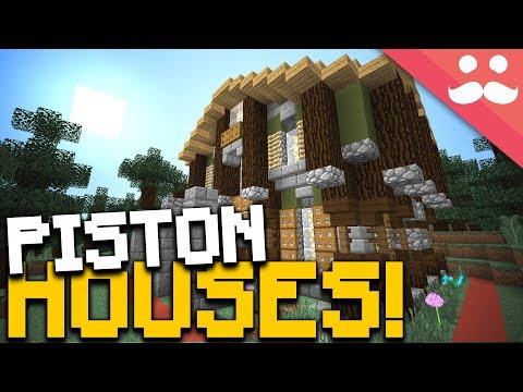 INSANE 1 Chunk PISTON HOUSES in Minecraft!