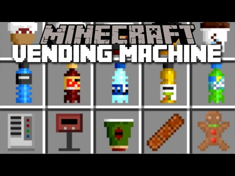 MC Naveed - Minecraft - Minecraft WIZARD VENDING MACHINES MOD / GET LOADS OF CHOCOLATES AND FIZZY DRINKS!! Minecraft
