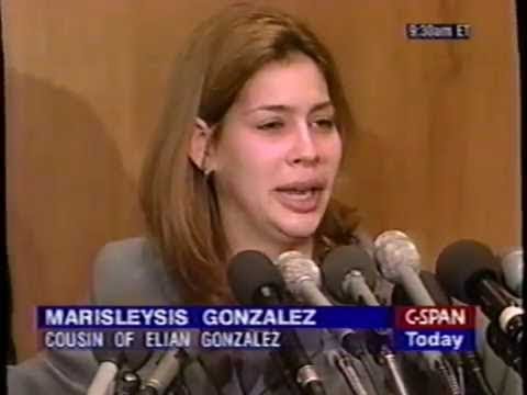 Elian Gonzalez  Press Conference with Marisleysis