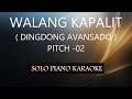 WALANG KAPALIT ( DINGDONG AVANSADO )  ( PITCH-02 ) PH KARAOKE PIANO by REQUEST (COVER_CY)