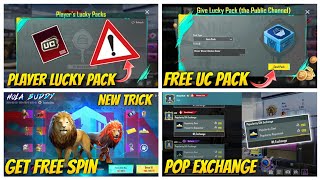 Bgmi Free Hola Buddy Companion Spin /popularity Exchange Features Not showing/Bgmi New Free Uc Pack?