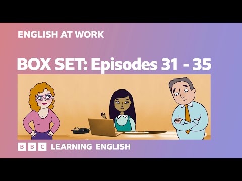 BOX SET: English at Work - episodes 31-35. Improve your business English vocabulary and speaking!