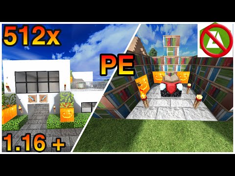 ULTIMATE 512x MINECRAFT PE TEXTURE PACK!!