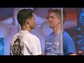 RYAN GARCIA AND LUKE CAMPBELL FINALLY GO FACE TO FACE; SIZE EACH OTHER UP AT PRESS CONFERENCE