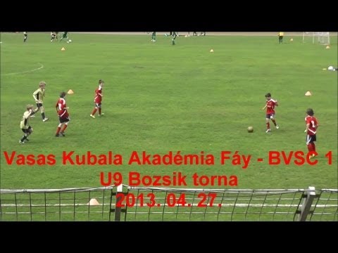 Vasas Kubala Akadémia Fáy - BVSC 1 U9 Bozsik torna 2013.04.27.