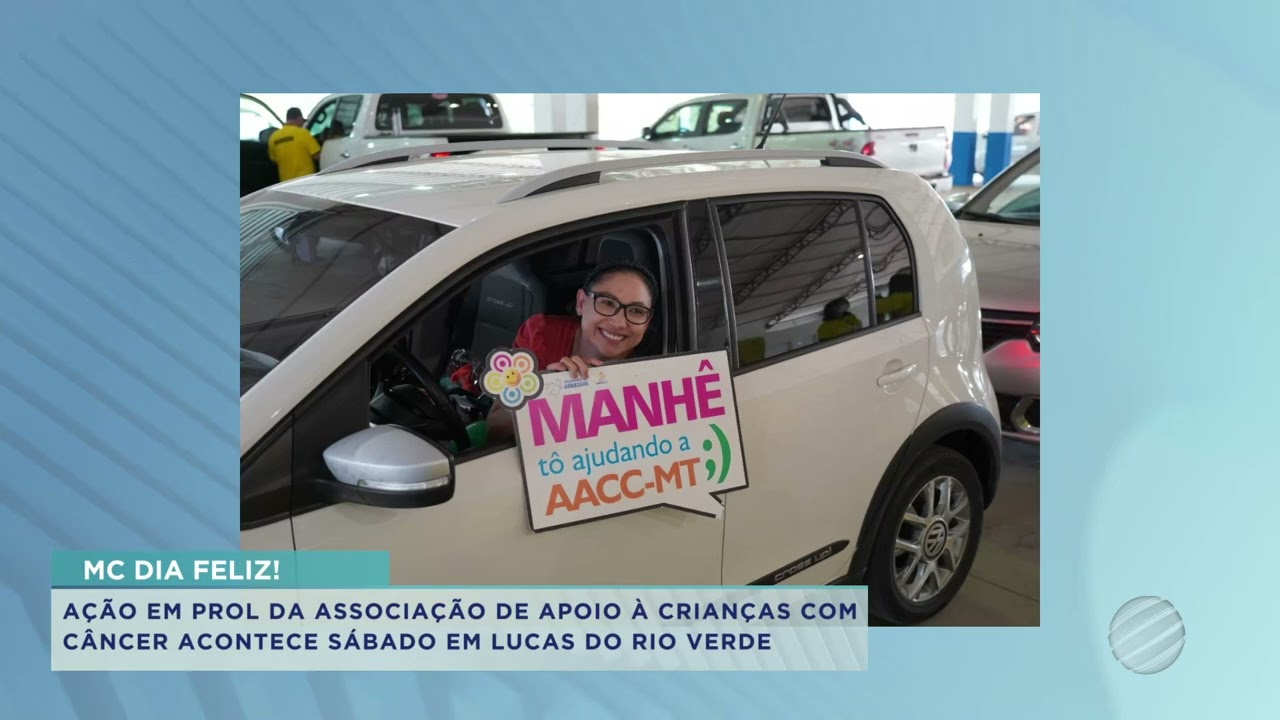AÇÃO EM PROL DA ASSOCIAÇÃO DE APOIO À CRIANÇAS COM CÂNCER ACONTECE SÁBADO EM LUCAS DO RIO VERDE