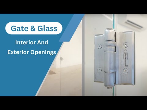 Waterson Self Closing Closer Hinges Installation on the Entrance Door - K51L-3D
