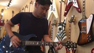 Video thumbnail for PRS SE Custom 22 whale blue and PRS Archon Indonesia by Hiendguitar