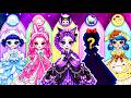 Huntrix Rumi Mira Zoey Cartoon Fashion Glow Up DIY Fashion Paper Dolls