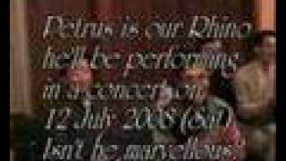 Petrus singing O Sole Mio