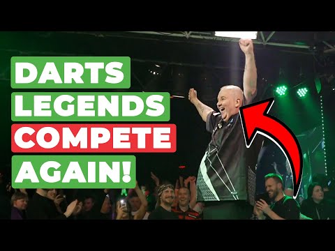 Phil Taylor, Kevin Painter, John Part, & MORE Compete In Seniors Darts!