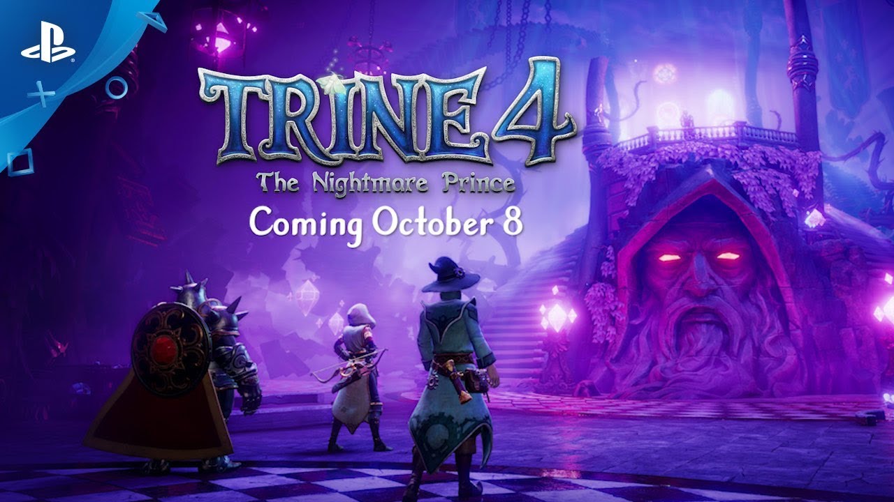 Conozcan los Héroes de Trine 4 que Estará Disponible el 8 de octubre en PS4