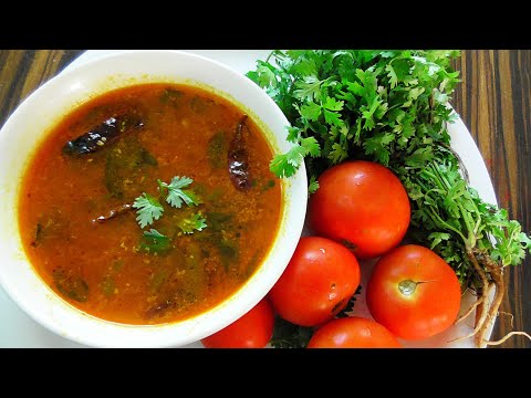 Tomato Charu Recipe // Simple And Easy Tomato Charu (Rasam) by suneeths kitchens