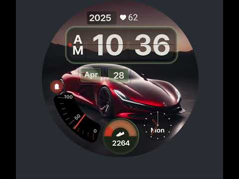 Red Car 5 - Watch Face