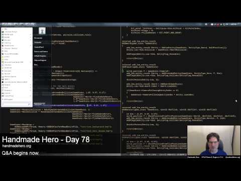 Handmade Hero Day 078 - Multiple Collision Volumes Per Entity