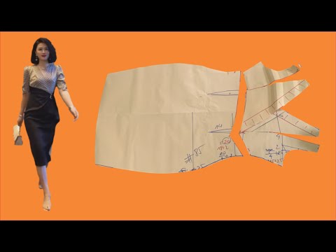 Super fácil 10 minutos para desenhar um vestido | Corte e costura