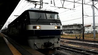 preview picture of video '2014/11/25 JR貨物 1074レ ガソリン返空 EF210-133 黒磯駅 / JR Freight: Empty Gasoline Tanks at Kuroiso'