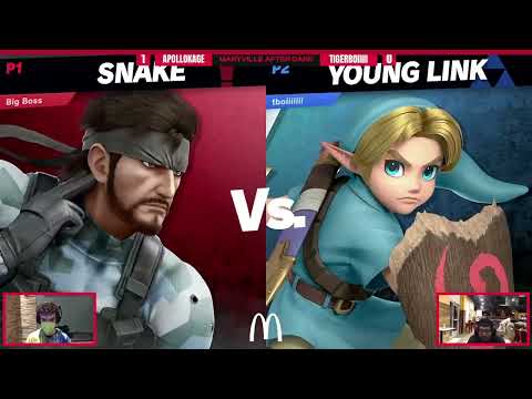 Maryville After Dark - wG | ApolloKage (Snake) vs TigerBoi (Young Link) - Winners Quarters - SSBU