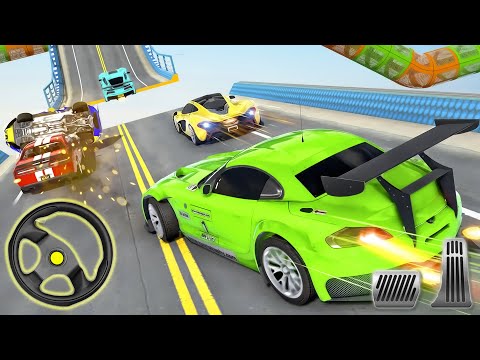 Mega Ramp Car Racing Stunts 3D - Sports Car Driving | Android Gameplay