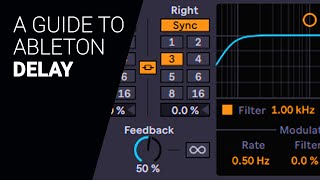 Video thumbnail for A guide to the Ableton DELAY complete walkthrough tutorial by XNB