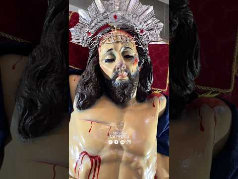 Consagrado Cristo Yacente de San Sebastián San Vicente  #procesiones #semanasanta