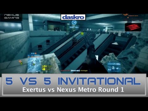 LevelBF 5vs5 - Exertus vs Nexus Gaming Round 1 - Metro!