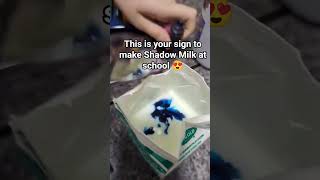 Your sign to make Shadow Milk at school #crk #shadowmilk #cookierunkingdom #memes #dontflop #fyp