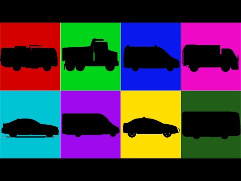 Fire Brigade, Police, Ambulance - Cars for children