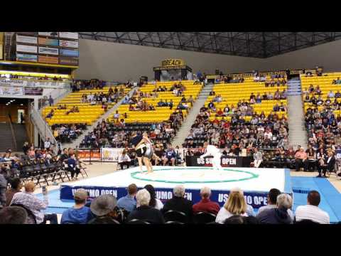 US Sumo Open 2016 - Womens Openweight for 3rd Place - Natalie (USA) vs Marina (POL)