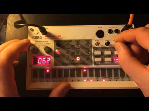 Korg Volca Sample - Live Session #2 - Default Samples - D&B