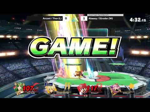 The Climb Doubles Grand Finals - Abaasy/Stroder (Red) vs Arconi/Thor (Yellow)