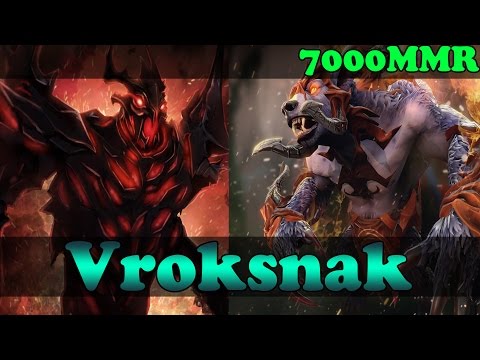 Dota 2 - Vroksnak 7000 MMR Plays Shadow Fiend And Ursa - Ranked Match Ganmeplay!