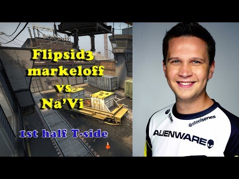 CS:GO pov | Flipsid3 Tactics markeloff (20/18) vs Na'Vi| Train | 1st half. T